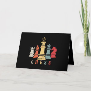 Carte Échecs Jeu d'échecs - Cadeau de mat de contrôle