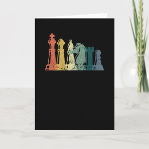 Carte Échecs vintages Tee Retro Design d'échecs - Échecs