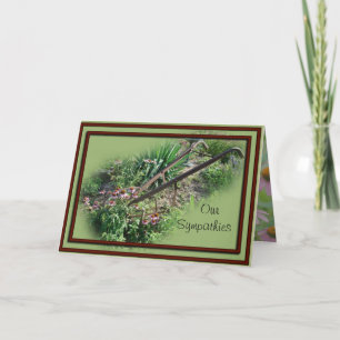 Carte Echinacée et vieille Cultivateur-personnaliser