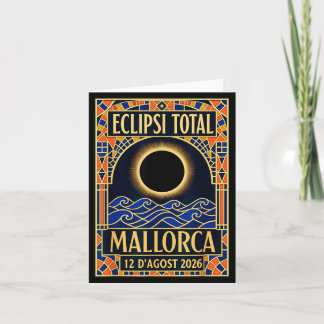 Carte Éclipse solaire de Majorque 2026 - Catalan Moderne