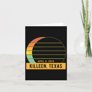 Carte Éclipse Solaire Totale 2024 À Killeen Texas