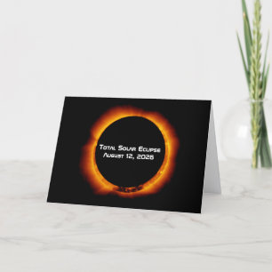 Carte Éclipse solaire totale de 2026