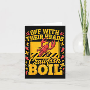 Carte Écorchez les têtes écrevisses bouillir cajun louis