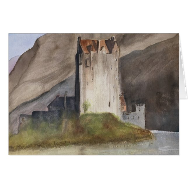 CARTE ÉCOSSAISE DE CHÂTEAUX (Devant horizontal)