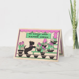 Carte écossaise Pâques Cheer