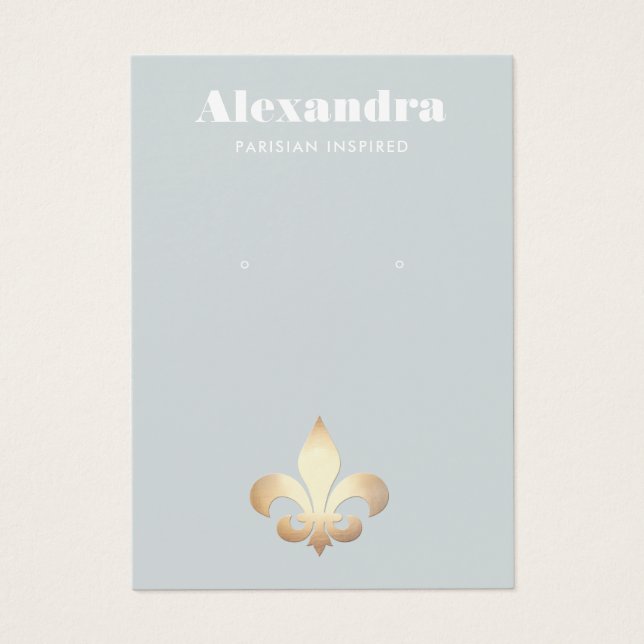 Carte Écran Fleur De Lis (Devant)