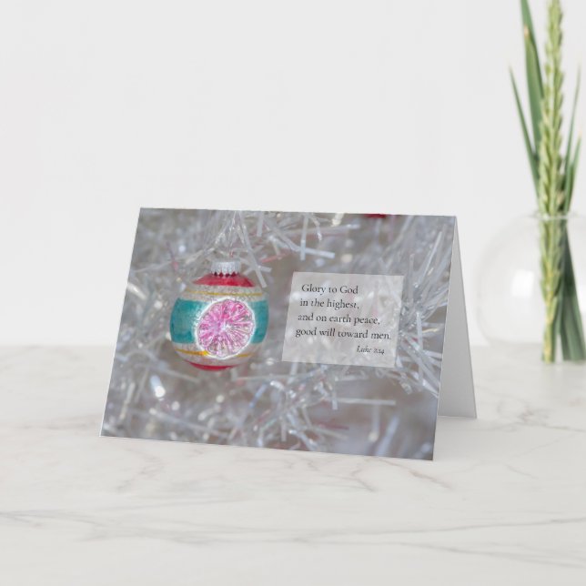 Carte Écriture biblique Noël (Devant)