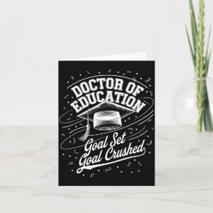 Carte Edd docteur en éducation diplôme de doctorat remis