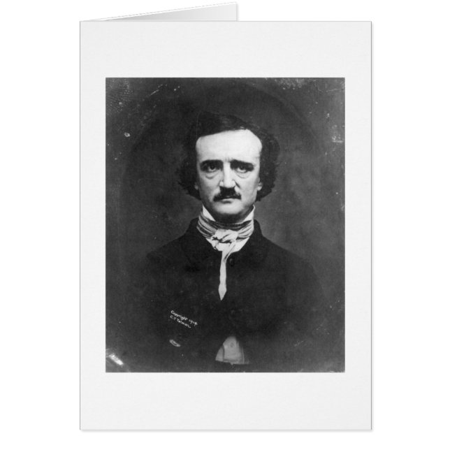 Carte Edgar Allen Poe Card (Devant)