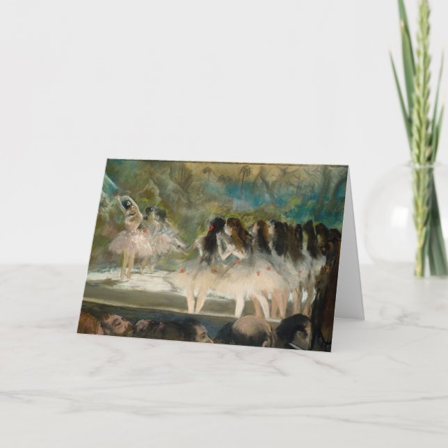 Carte Edgar Degas - Ballet à l'Opéra de Paris (Devant)