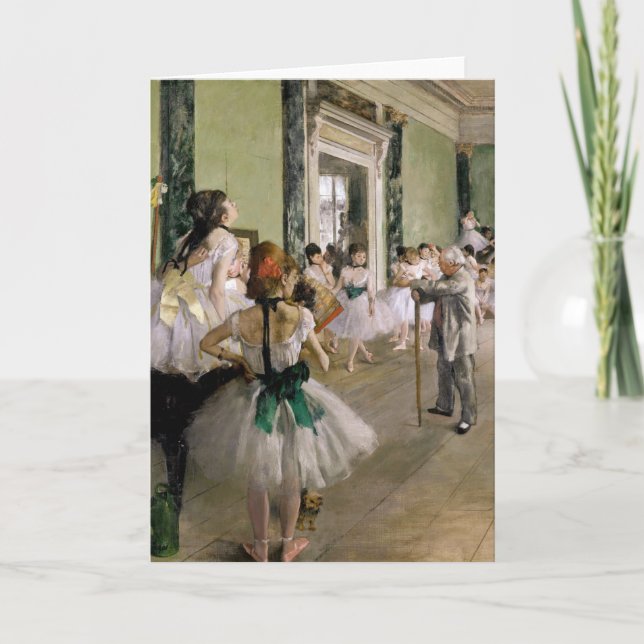 Carte Edgar Degas - Classe Danse (Devant)