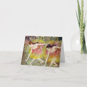 Carte Edgar Degas - Danseurs de ballet