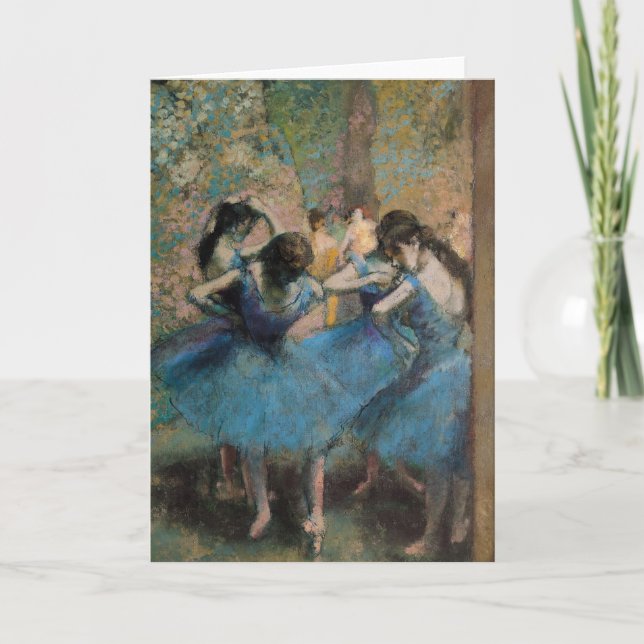 Carte Edgar Degas | Danseurs en bleu, 1890 (Devant)
