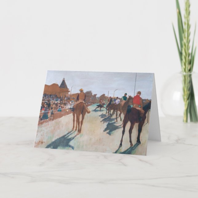 Carte Edgar Degas - La Parade (Devant)