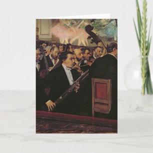 Carte Edgar Degas   l'orchestre d'opéra, c.1870