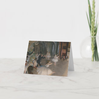 Carte Edgar Degas | Répétition d'étape