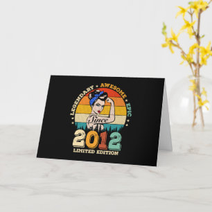 Carte Édition limitée 2012 Cadeau d'anniversaire pour fi