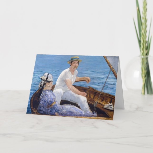 Carte Edouard Manet - Bateau (Devant)