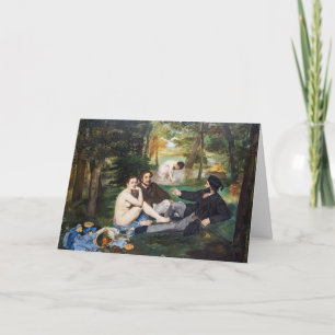 Carte Edouard Manet - Déjeuner sur l'herbe