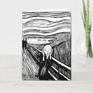 Carte Edvard Munch - La lithographie de cri