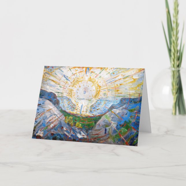 Carte Edvard Munch - Le Soleil 1912 (Devant)