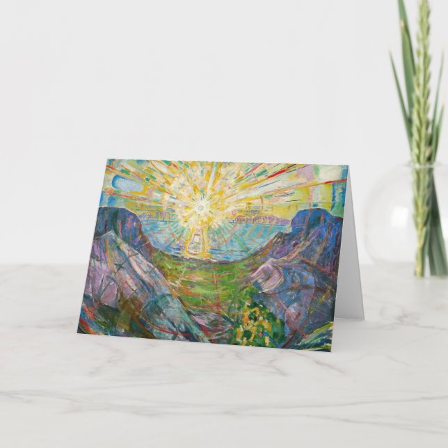 Carte Edvard Munch - Le Soleil 1916 (Devant)