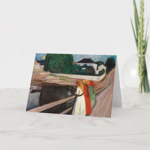 Carte Edvard Munch - Les filles sur le pont