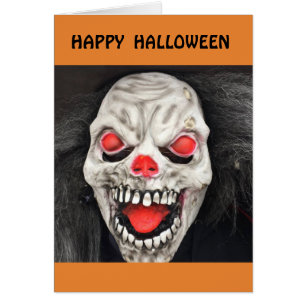 CARTE ÉFFRAYANTE DE HALLOWEEN