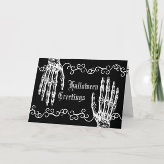 Carte Éffrayantes mains zombies