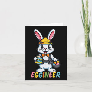 Carte Eggineer Ingénieur Drôle Jour de Pâques Hommes Fem