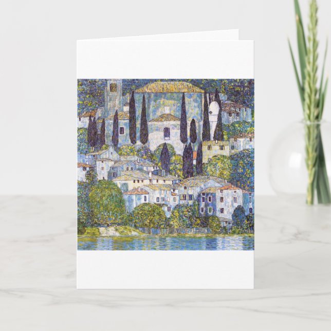 Carte Église à Cassone, Gustav Klimt (Devant)
