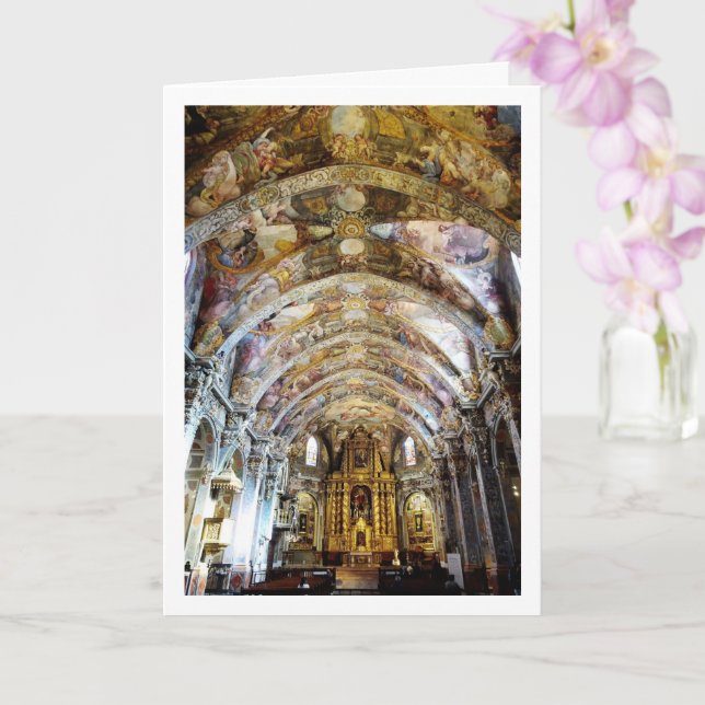 Carte Église de San Nicolás dans la ville de Valence (Orchidée)