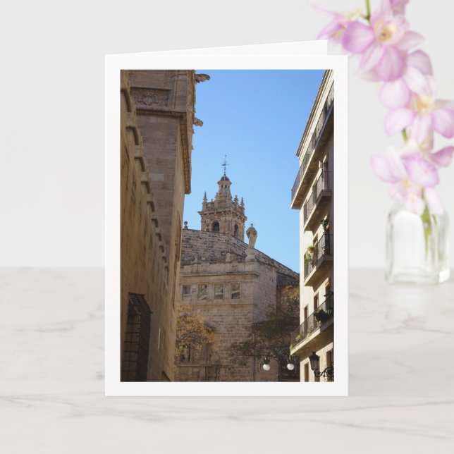 Carte Église des Santos Juanes, Valence, Espagne (Orchidée)