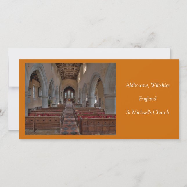 Carte Église Saint-Michel d'Aldbourne (Devant)