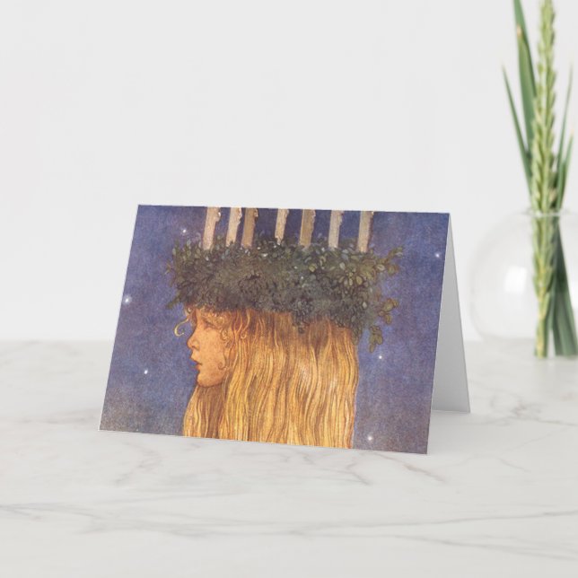 Carte Église Sainte-Lucie John Bauer (Devant)