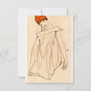 Carte Egon Schiele - Danseuse