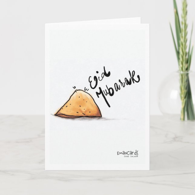 Carte Eid Mubarak - Samosa (Devant)