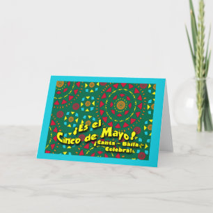 Carte EL Cinco De Mayo d'es ! Canta, Baila, Celebra
