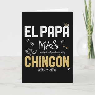 Carte El Papa Mas Chingon espagnol papa Cool mexicain