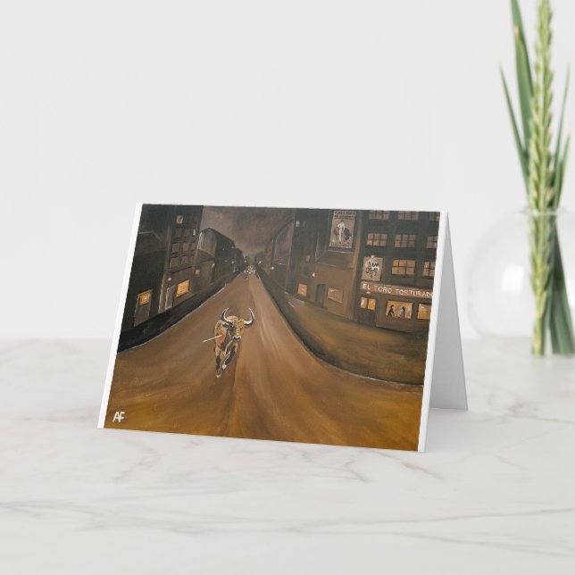 Carte El Toro Torturado Peinture d'Alfred Fox (Devant)