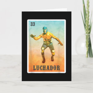 Carte El Wrestler Lucha Libre - Mexique Luchador