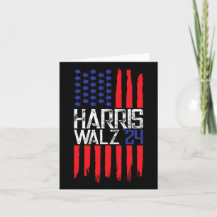 Carte Elect Kamala Harris & Tim Walz 2024 American F