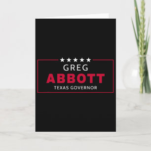 Carte Élection de Greg Abbott Gouverneur du Texas Républ