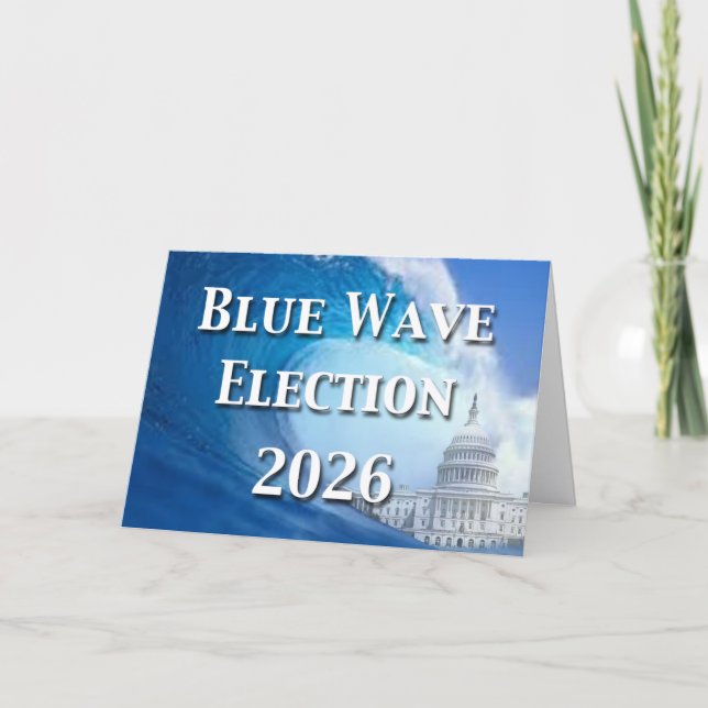 Carte Élection de la vague bleue 2026 (Devant)