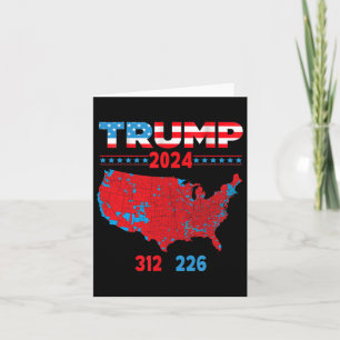 Carte électorale 2024 Trump 312 Red 2024 Election 