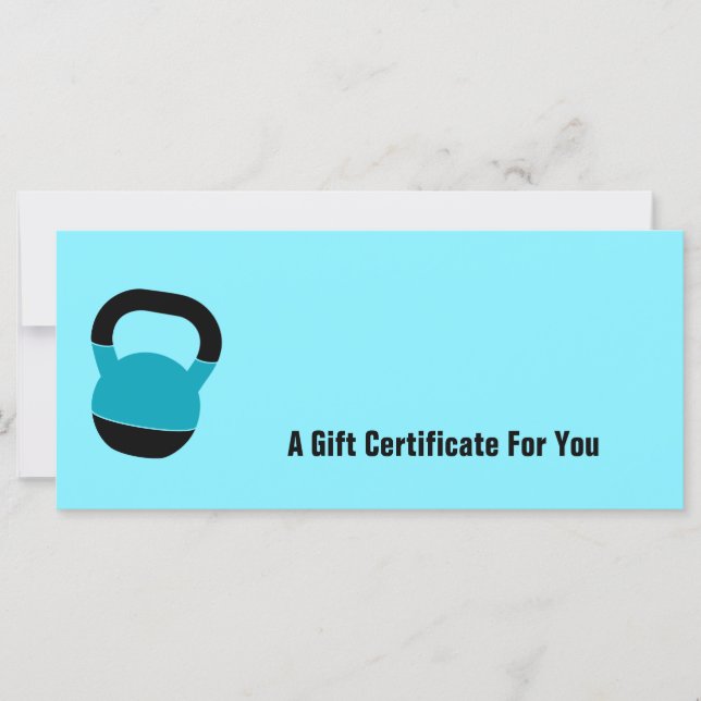Carte Electric-Blue Performance Gift Certificate (Devant)