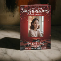 Élégant Confetti rouge et des couvertures d'études