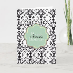 Carte Elegant Damask