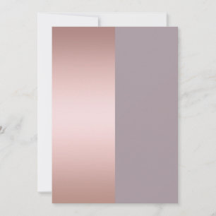 Carte Elégant et minimaliste rose or & violet bloc de co