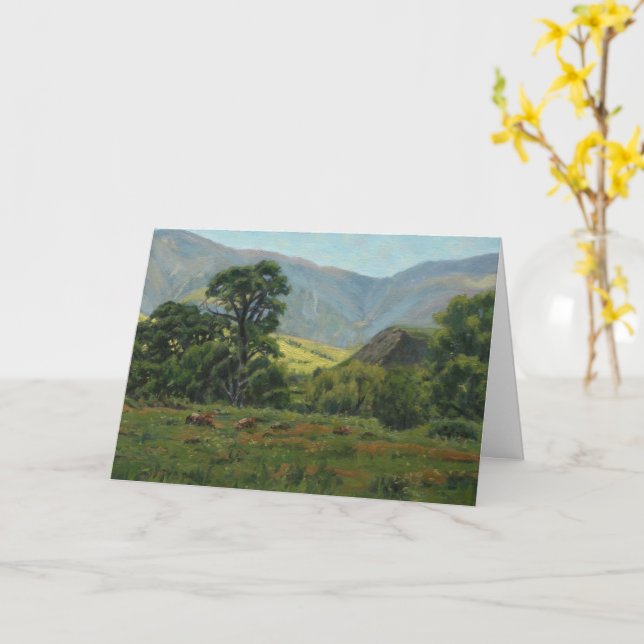 Carte Élégant mémorial du service funèbre (Fleur jaune)